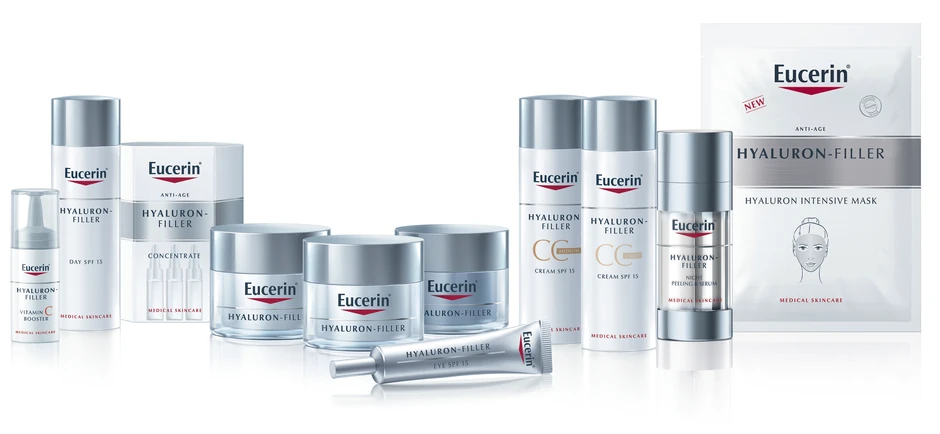 Eucerin®Hyaluron-Filler linija obezbeđuju efikasno popunjavanje bora i dugotrajnu hidrataciju
