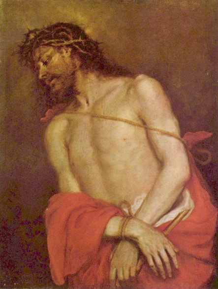 "Ecce homo" według Mateo Cerezego (domena publiczna)