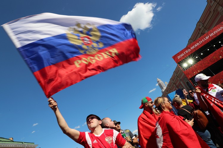 Euforia w Rosji po meczu otwarcia