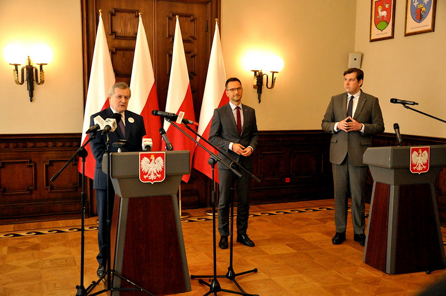 Wicepremier Piotr Gliński w regionie łódzkim 