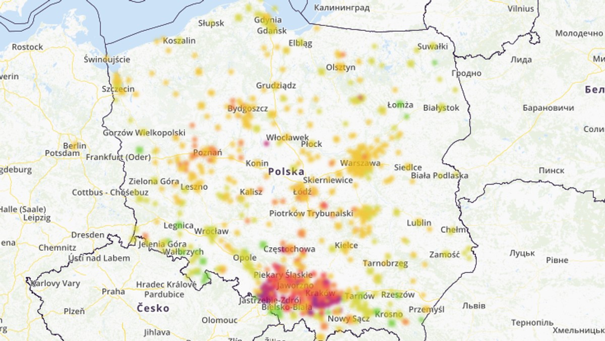 Smog w Polsce - 20 grudnia. Stan, jakość i zanieczyszczenie powietrza