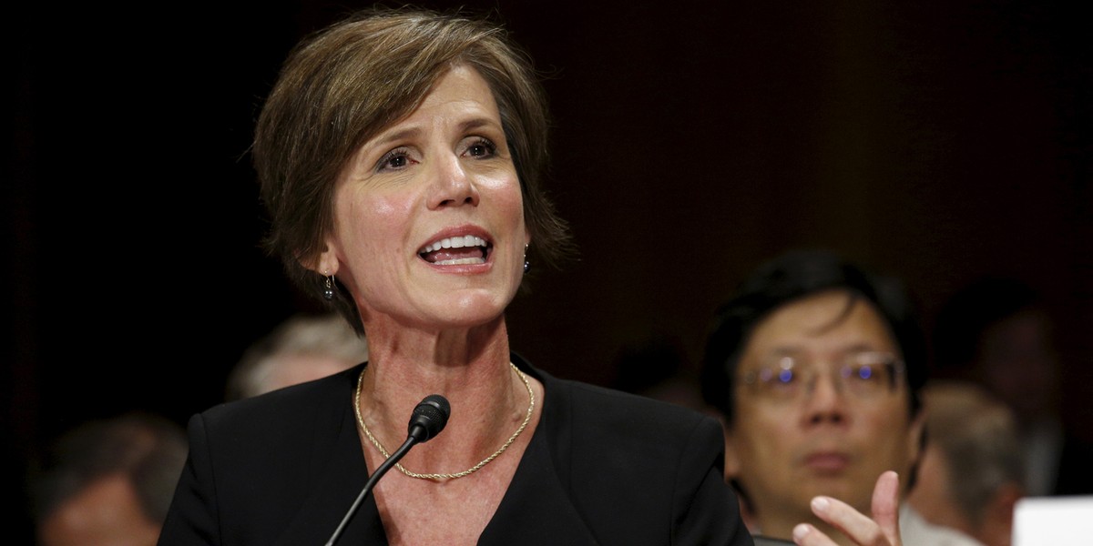 Sally Yates.