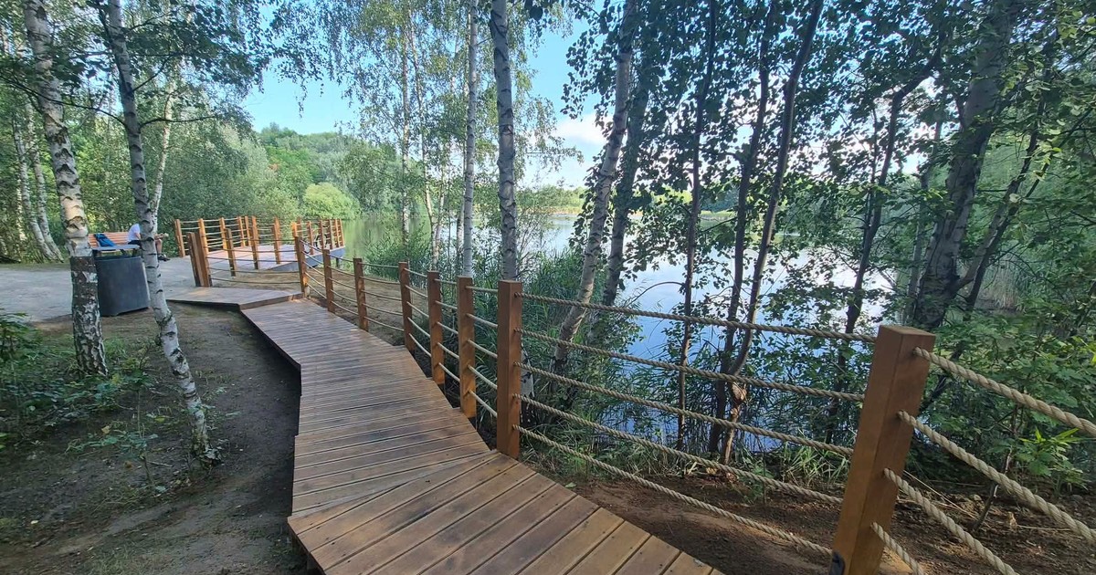 Atrakcyjniej przy stawie przy Karpnickiej