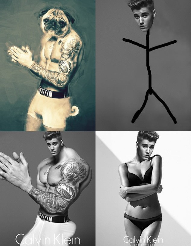 Justin Bieber w reklamie Calvin Klein - najlepsze memy