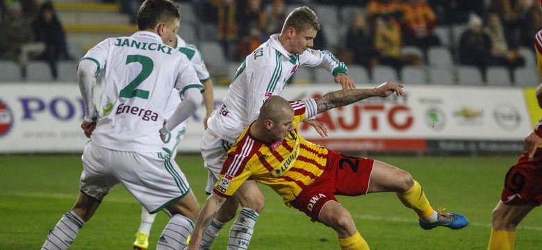 T-Mobile Ekstraklasa: Korona ograła Lechię i dogoniła ją w tabeli. WIDEO