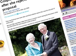 Pobrali się po 65 latach narzeczeństwa