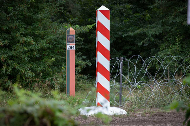 Płot na granicy z Białorusią