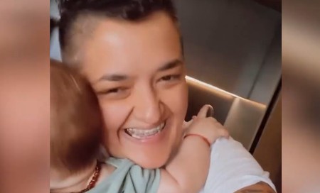 Marija Šerifović sa sinom