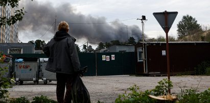 Seria wybuchów i gęsty dym nad Kijowem! Wiadomo, skąd poleciały rakiety [ZDJĘCIA]