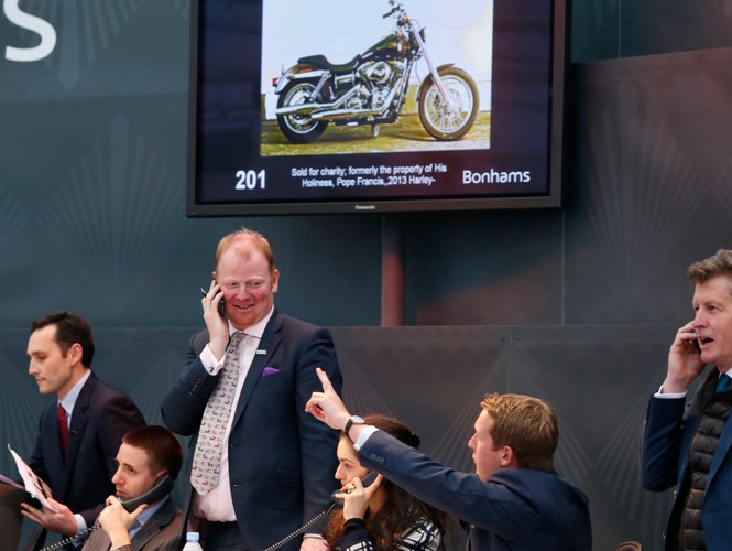 Harley-Davidson papieża Franciszka sprzedany
