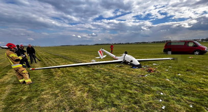 Wypadek lotniczy w Pruszczu Gdańskim. Ranny pilot