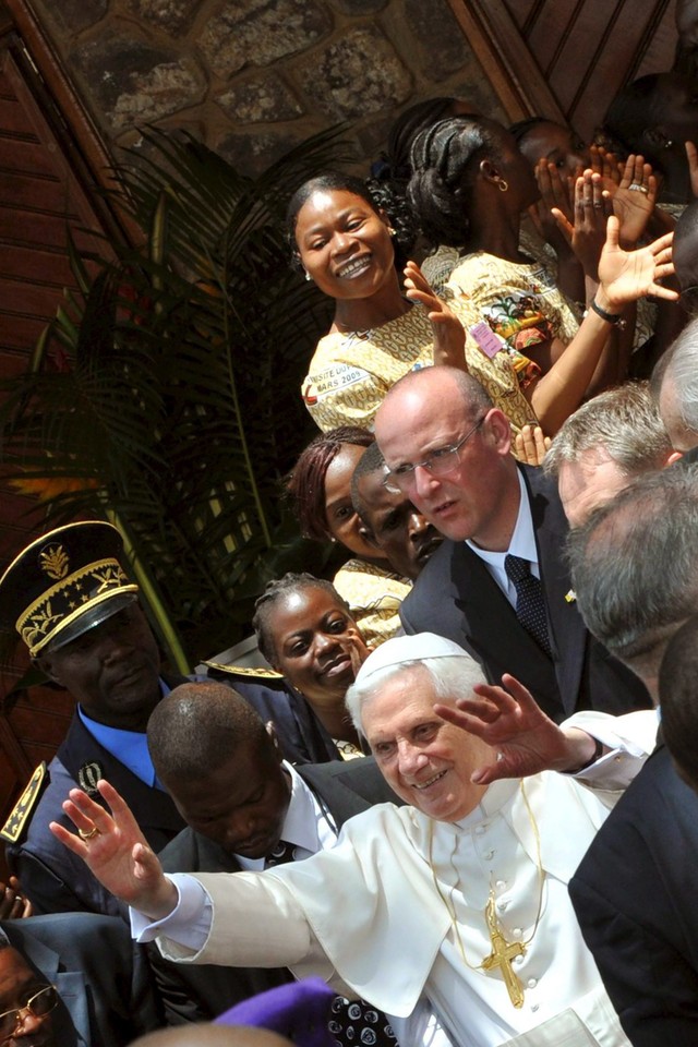 CAMEROON POPE BENEDICT XVI IN AFRICA