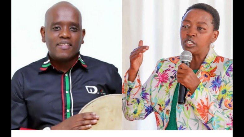 Dennis Itumbi with Rachel Ruto