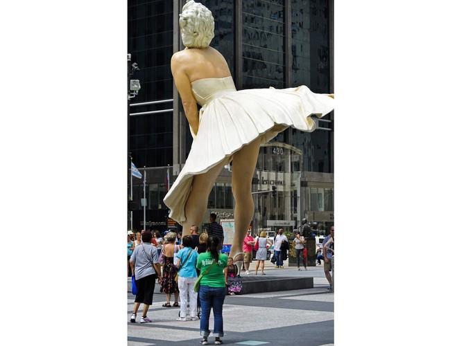 Posąg Marylin Monroe w Chicago