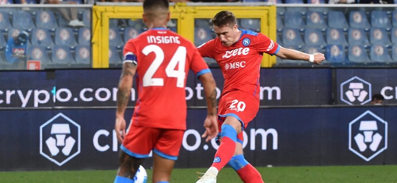 Sampdoria kolejną ofiarą rozpędzonego Napoli. Zieliński z golem