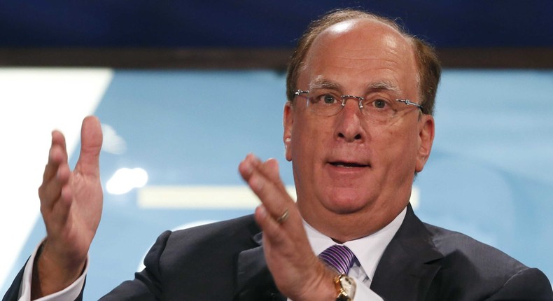 BlackRock CEO Larry Fink.