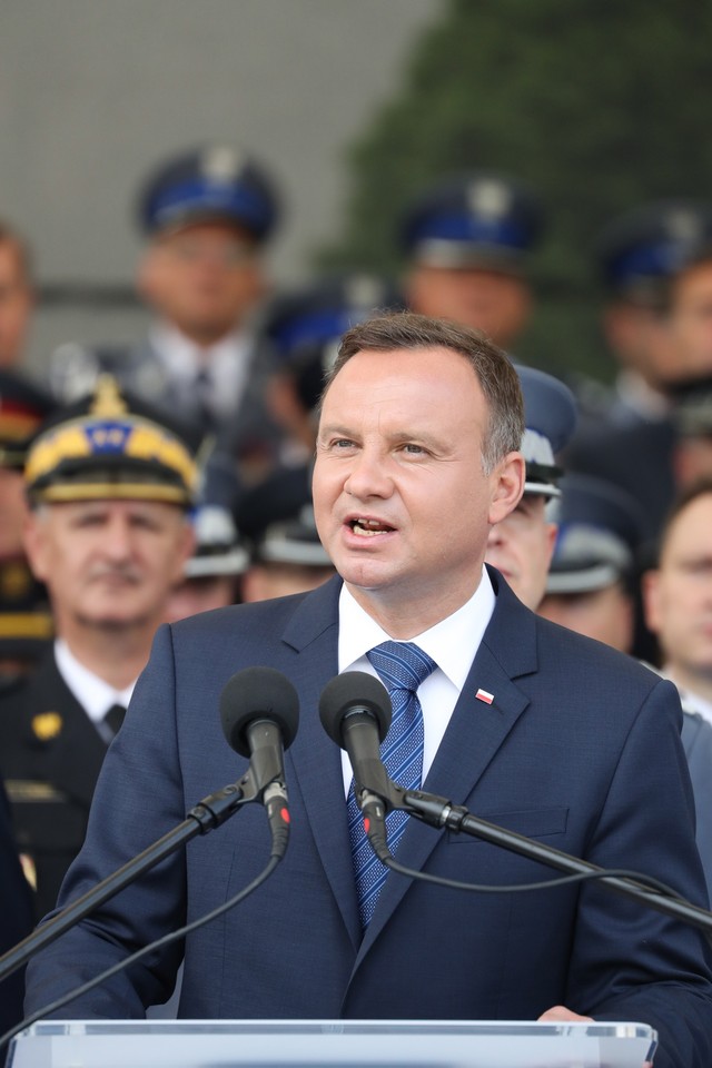 LEGIONOWO CENTRALNE OBCHODY ŚWIĘTA POLICJI PREZYDENT (Andrzej Duda)