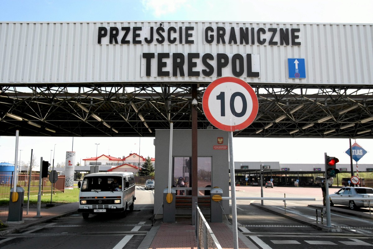 Terespol. Granica Państwa z Białorusią / Fot. Jakub Orzechowski / Agencja Gazeta