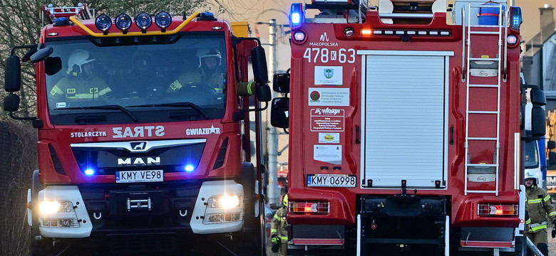 Pożar kamienicy w Grudziądzu. Nie żyje jedna osoba