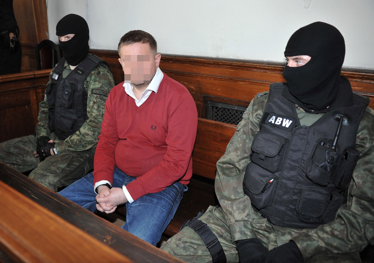 Właściciel Amber Gold Marcin P. w sali rozpraw