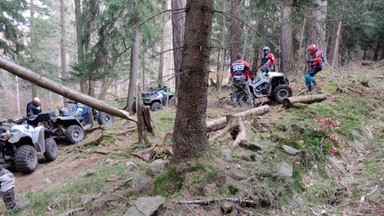 Nielegalny rajd quadami w Sudetach. Leśnicy ruszyli w pościg