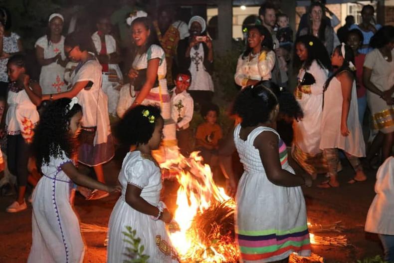 Ethiopians celebrating the New Year [ourtoday]