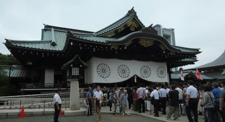 The Yasukuni shrine in Tokyo honours millions of Japanese war victims, but also the senior military and political figures who were convicted of war crimes after World War II