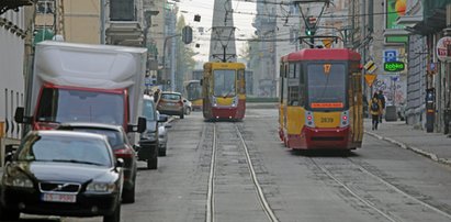 Legionów, Cmentarna i Srebrzyńska w Łodzi bez tramwaju