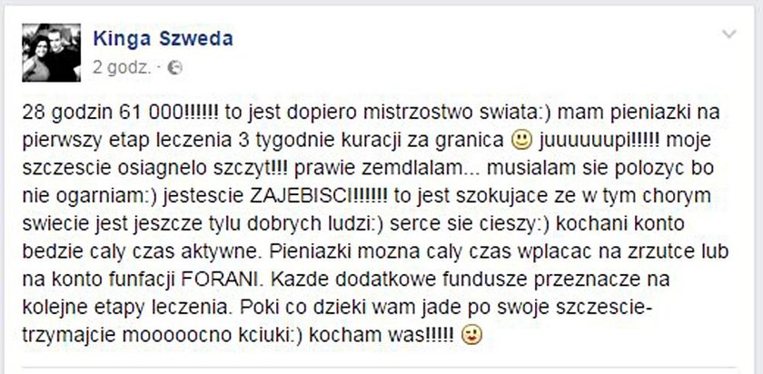 Kobieta nie spodziewała się, że pomoże jej tyle osób