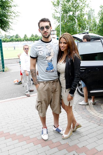 Błażej Augustyn i jego partnerka