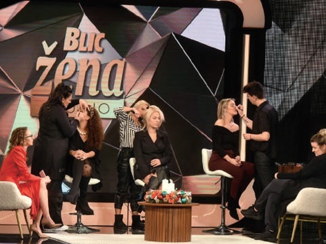 Blic žena studio: Ksenia Knežević, Tijana Bogićević i Milena Lasić se u emisiji spremaju za doček Nove godine