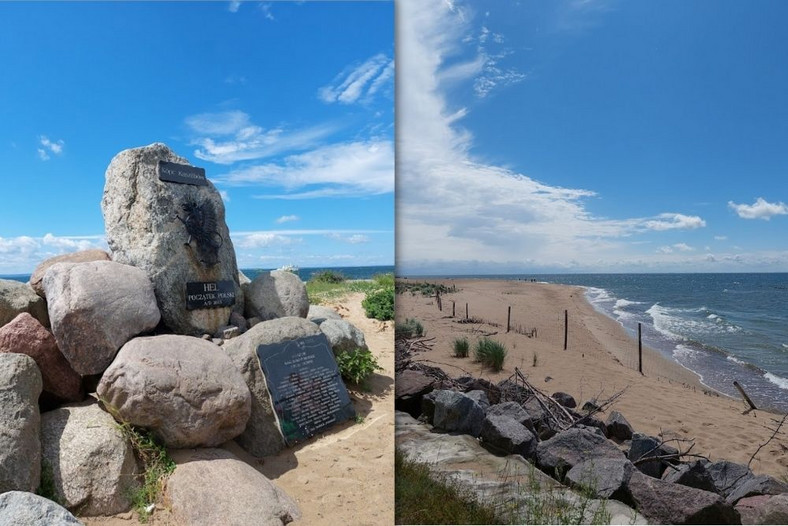 Zaledwie kilka minut od kempingu czekała na nas przepiękna plaża