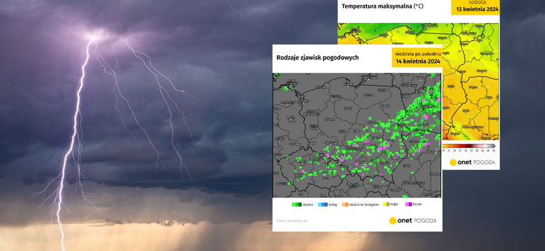 Weekend pod znakiem załamania pogody. Gwałtowne zjawiska uderzą w Polskę [PROGNOZA]