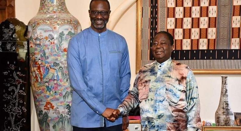 Tidjane Thiam et Bédié