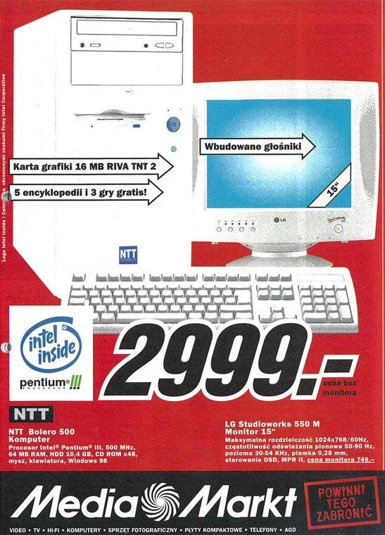 Komputery 10 lat temu | Pecet 2001 - podróż w czasie - zobacz stare  komputery | desktop, laptop - AMD Duron, Pentium III, GeForce 2 - stare  komputery