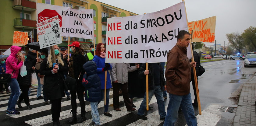 Protest mieszkańców Chojen: Mamy dość