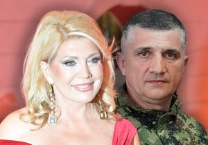 Suzana Mančić i njen zet Miroslav Talijan 