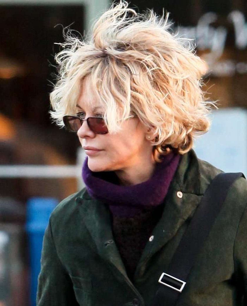 Meg Ryan nie dba o włosy