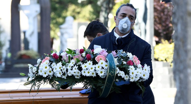 bergamo italy coronavirus funerals