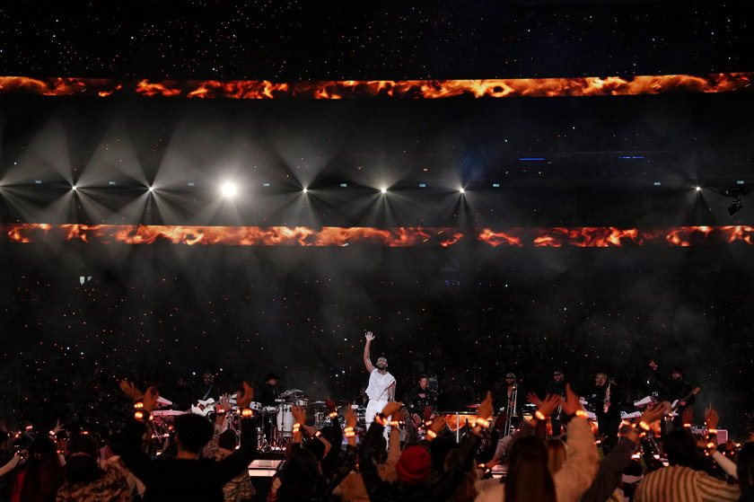Występ Ushera w przerwie finału Super Bowl w USA. 