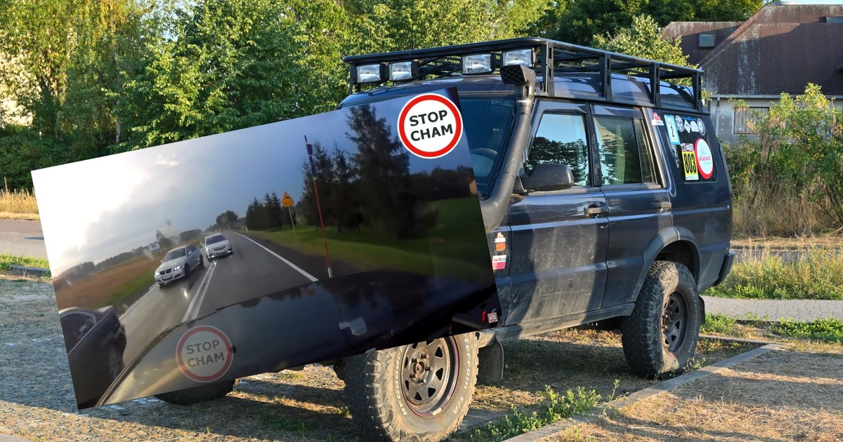 Nagle wyjechał na przeciwległy pas. Kierowca terenówki nie miał szans ...