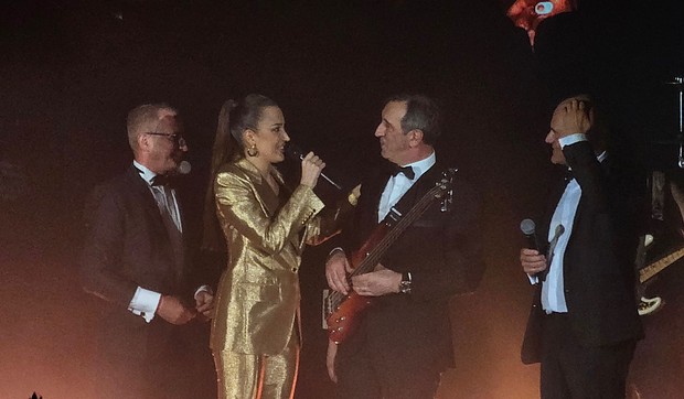 Žika Jakšić na koncertu Aleksandre Prijović