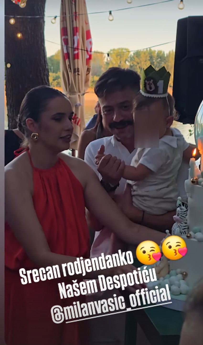 Milan Vasić sinu proslavio rođendan