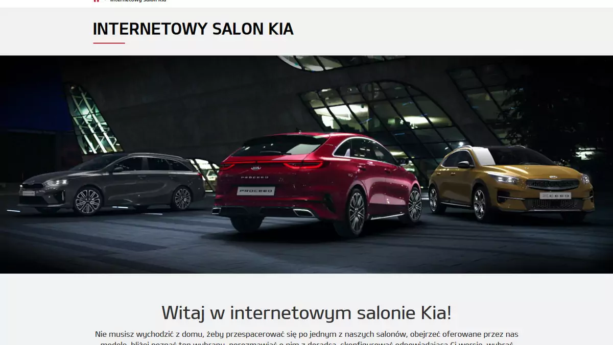 Salon internetowy Kia