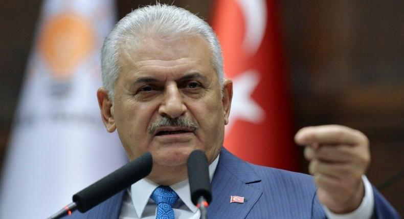 Turkish Prime Minister Binali Yildirim