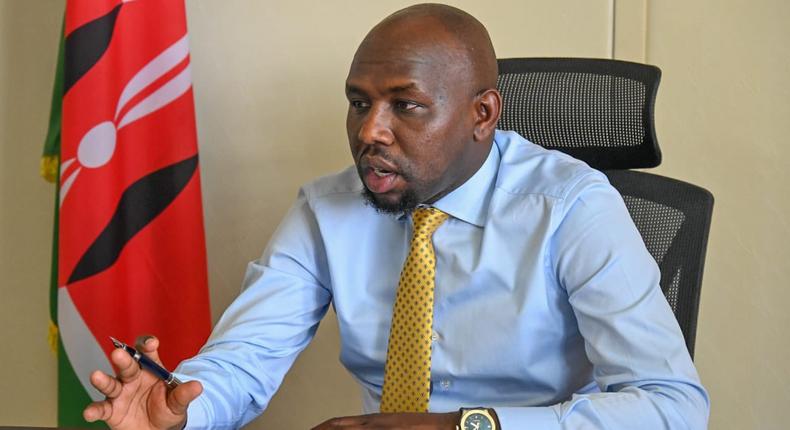 CS Kipchumba Murkomen in a meeting with Metropolitan Transport Authority (NAMATA) Council