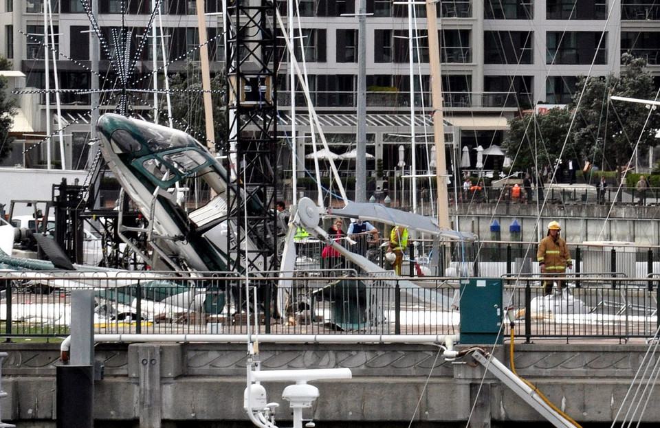 NEW ZEALAND HELICOPTER CRASH AUCKLAND