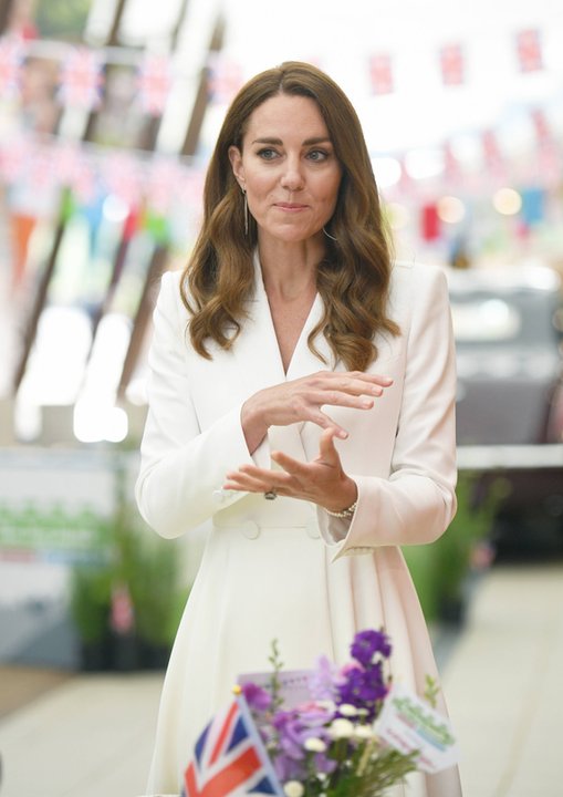 Kate Middleton na spotkaniu w Eden Project