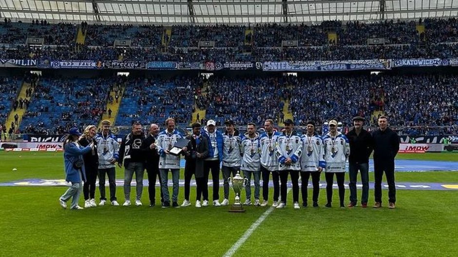 Oświęcimianie przywitani na Stadionie Śląskim