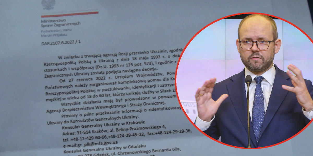 Fałszywe pismo miało udawać komunikat polskiego MSZ.